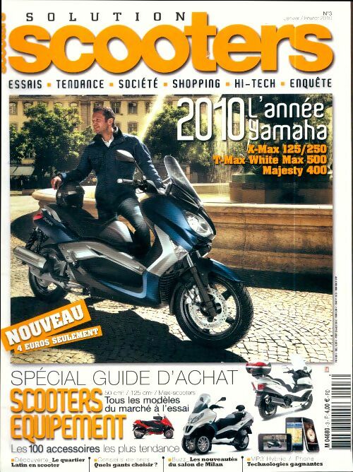 Livrenpoche : Solutions scooters n°3 : 2010, l'année Yamaha - Collectif - Livre