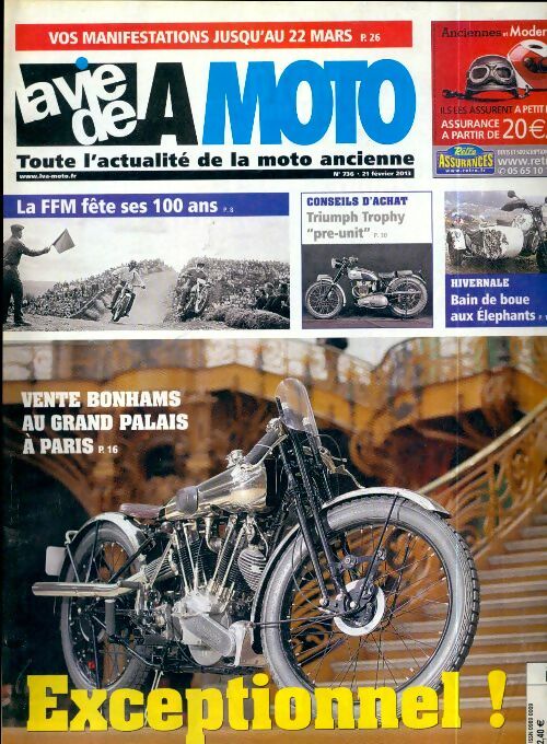 Livrenpoche : La vie de la moto n°736 : Vente Bohams - Collectif - Livre