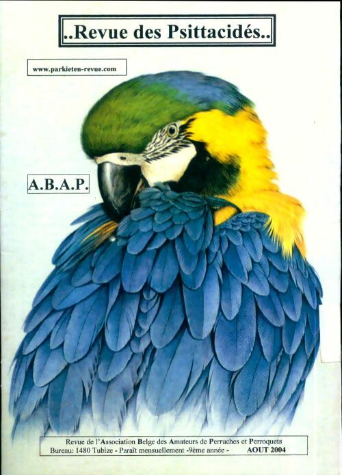 Livrenpoche : Revue des Psittacidés 9e année Août 2004 - Collectif - Livre