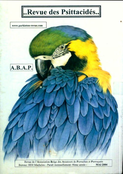 Livrenpoche : Revue des Psittacidés 9e année Mai 2004 - Collectif - Livre