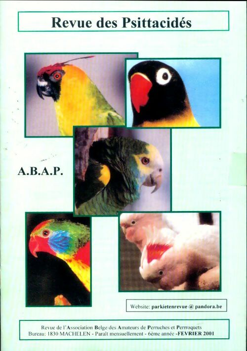 Livrenpoche : Revue des Psittacidés 6e année Février 2001 - Collectif - Livre