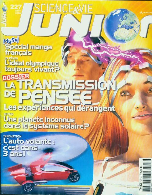 Livrenpoche : Science & vie junior n°227 : La transmission de pensée - Collectif - Livre