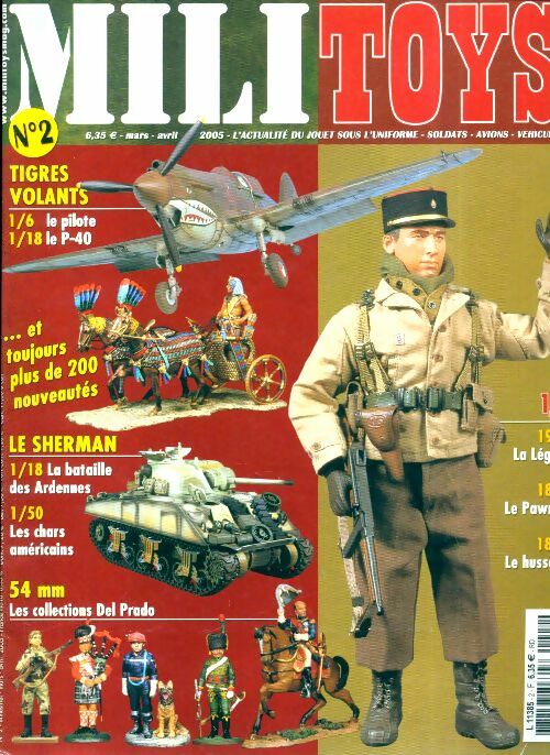 Livrenpoche : Militoys n°2 : Tigres volants / Le Sherman / 54 mn - Collectif - Livre