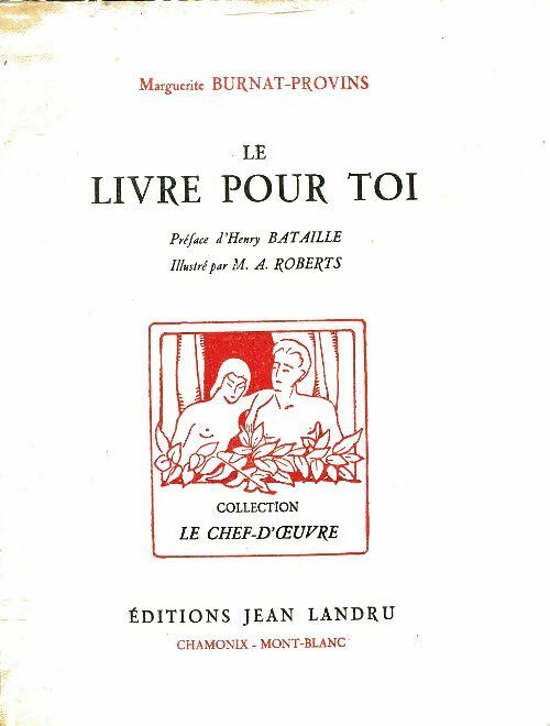 Livrenpoche : Le livre pour toi - Marguerite Burnat-Provins - Livre