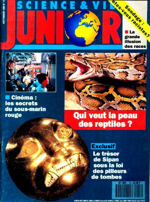 Livrenpoche : Science & vie junior n°18 : Qui veut la peau des reptiles ? - Collectif - Livre