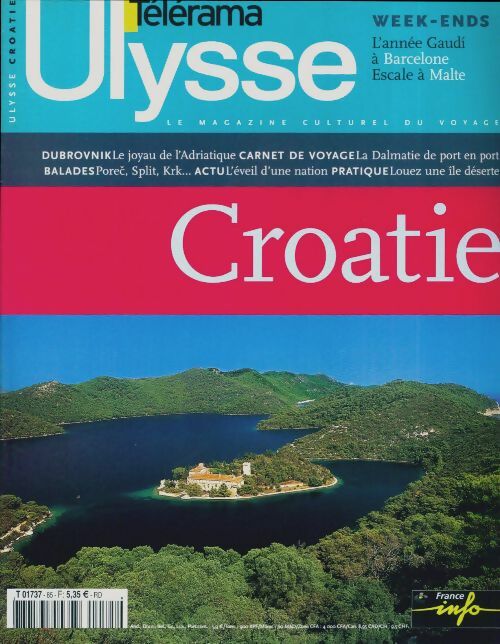 Livrenpoche : Ulysse n°85 : Croatie - Collectif - Livre