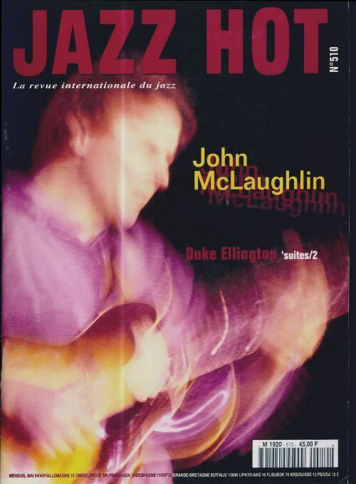 Livrenpoche : Jazz.Hot n°510 : John McLaughlin - Collectif - Livre