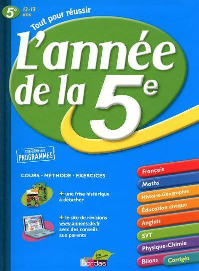 Livrenpoche : L'année de la 5e - Collectif - Livre