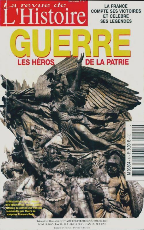 Livrenpoche : La revue de l'histoire hors série n°17 : Guerre, les héros de la patrie - Collectif - Livre