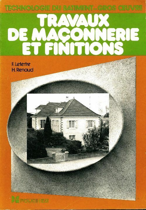 Livrenpoche : Travaux de maçonnerie et finitions - F. Letertre - Livre