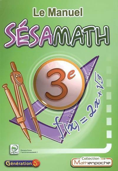 Le manuel sésamath 3e - Collectif - Livre