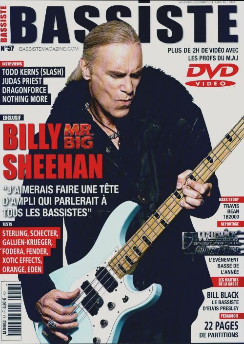 Livrenpoche : Bassiste n°57 : Billy Sheehan - Collectif - Livre