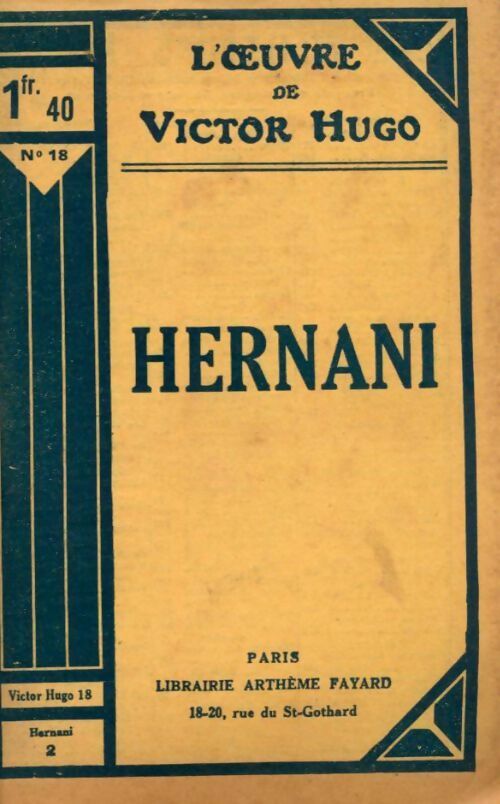 Livrenpoche : Hernani Tome II - Victor Hugo - Livre