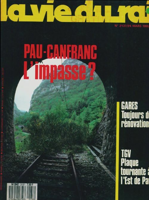 Livrenpoche : La vie du rail n°2137 : Pau-Canfranc, l'impasse ? - Collectif - Livre