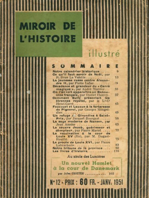 Livrenpoche : Miroir de l'histoire n°12 - Collectif - Livre