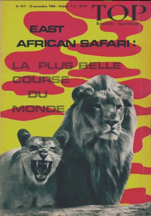 Livrenpoche : Top réalités jeunesse n°417 : East African Safari - Collectif - Livre
