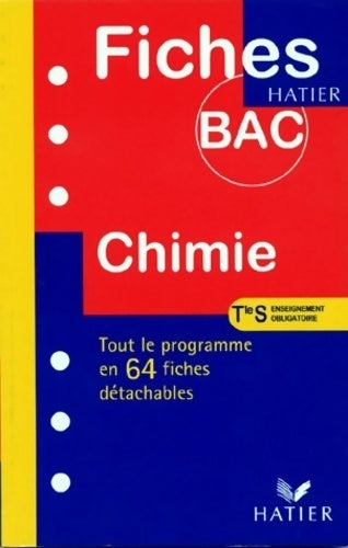 Livrenpoche : Chimie Terminale S. Enseignement obligatoire - Cécile Cottin-Bizonne - Livre