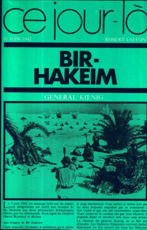 Livrenpoche : Bir-hakeim - Général Koenig - Livre