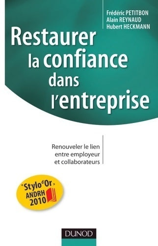 Livrenpoche : Restaurer la confiance dans l'entreprise - Frédéric Petitbon - Livre