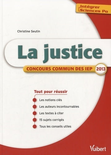 Livrenpoche : La justice 2013 - Christine Seutin - Livre