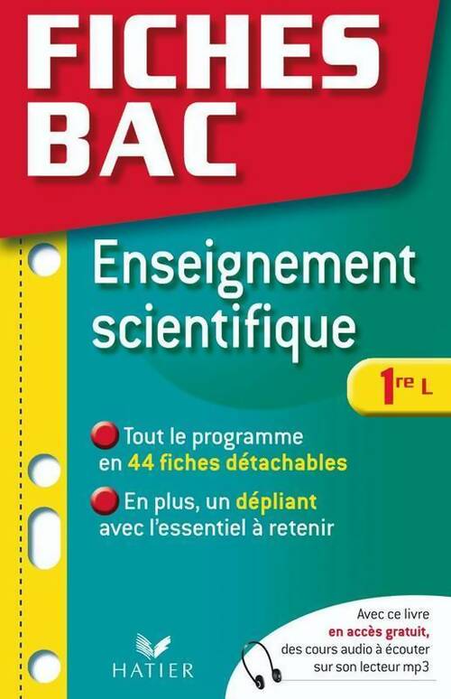 Livrenpoche : Enseignement scientifique 1re L - Isabelle Bednarek-Maitrepierre - Livre