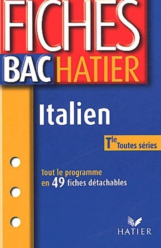 Livrenpoche : Italien : Terminales toutes séries - Jacques Guesdon - Livre