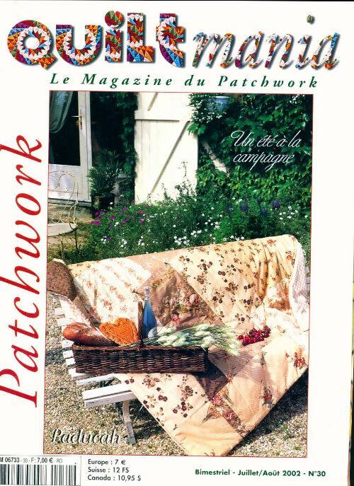 Livrenpoche : Quiltmania n°30 : Un été à la campagne - Collectif - Livre