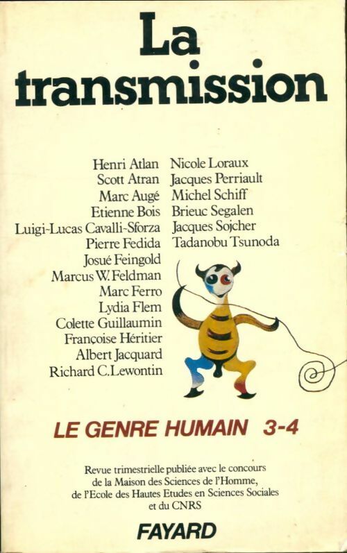 Livrenpoche : Le genre humain n°3-4 : La transmission - Collectif - Livre
