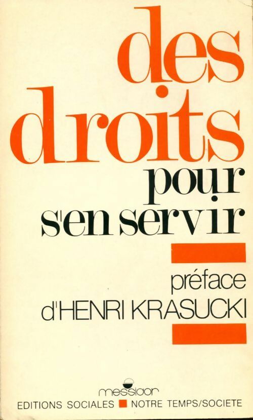Livrenpoche : Des droits pour s'en servir - Collectif - Livre