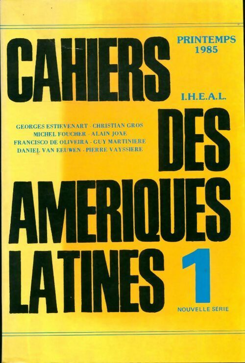 Livrenpoche : Cahiers des Amériques latines n°1 - Collectif - Livre