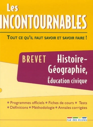 Livrenpoche : Brevet histoire-géographie éducation civique - judith Bertrand - Livre