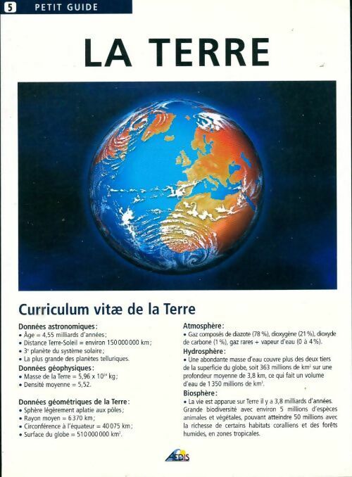 Livrenpoche : La terre - Pierre Lavina - Livre