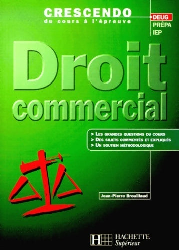 Livrenpoche : Droit commercial - Jean-Pierre Brouillaud - Livre