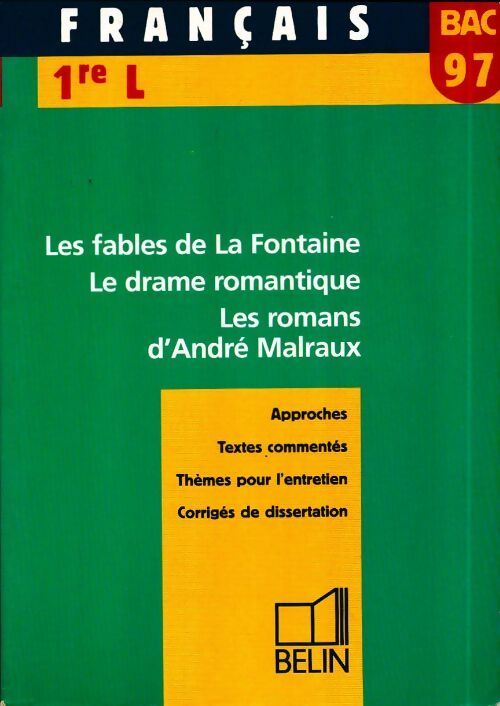 Livrenpoche : Français 1re L 1997 - Christophe Hardy - Livre