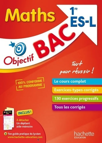 Livrenpoche : Maths 1ères ES, L - Marie-andrée Belarbi - Livre