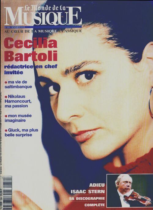 Livrenpoche : Le monde de la musique n°259 : Cecila Bartoli - Collectif - Livre