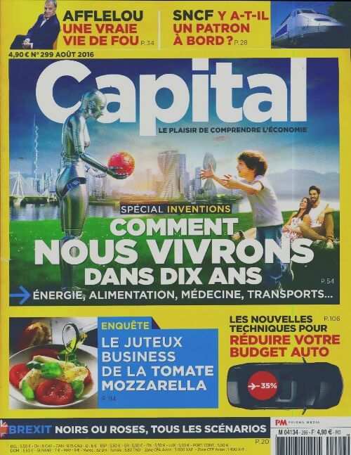 Livrenpoche : Capital n°299 : comment nous vivrons dans dix ans - Collectif - Livre