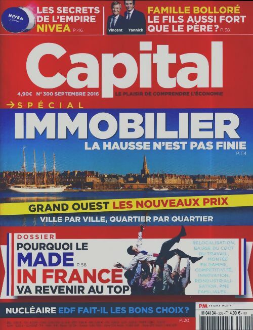 Livrenpoche : Capital n°300 : Immobilier, la hausse n'est pas finie - Collectif - Livre