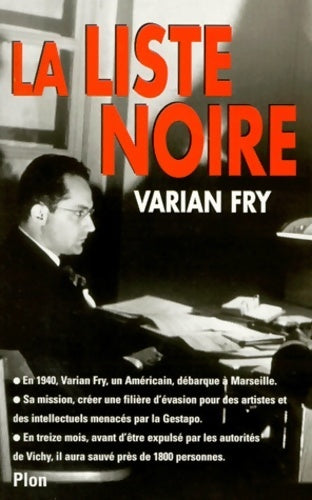 Livrenpoche : La liste noire - Varian Fry - Livre