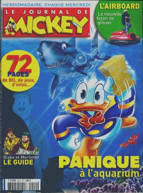 Livrenpoche : Le journal de Mickey n°2912 : Panique à l'aquarium - Collectif - Livre