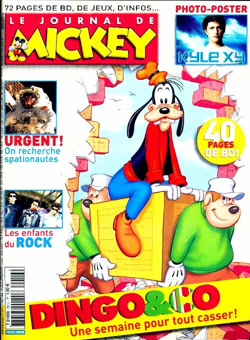 Livrenpoche : Le journal de Mickey n°2916 : Dingo & co - Collectif - Livre