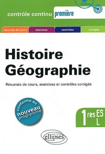 Livrenpoche : Histoire géographie 1re ES, L, S - Gilles Martinez - Livre