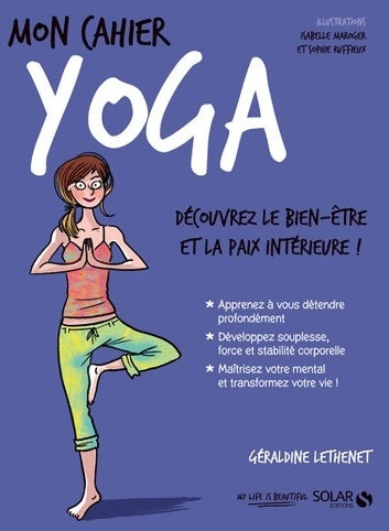 Livrenpoche : Mon cahier yoga - Géraldine Lethenet - Livre