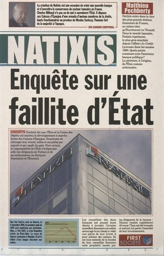 Livrenpoche : Natixis. Enquête sur une faillite d'Etat - Matthieu Pecheberty - Livre