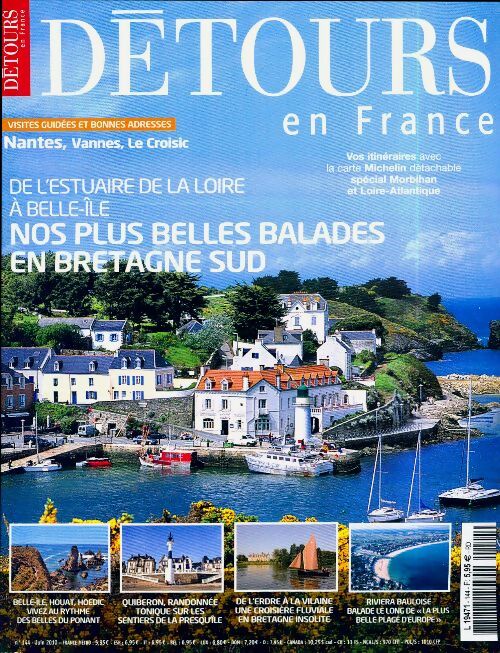 Livrenpoche : Détours en France n°144 : Nos plus belles balades en Bretagne Sud - Collectif - Livre