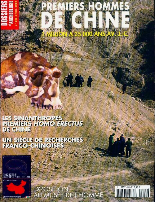 Livrenpoche : Les dossiers d'archéologie n°292 : Premiers hommes de Chine - Collectif - Livre
