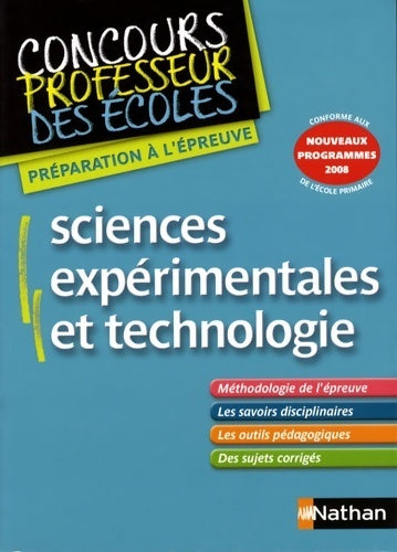 Livrenpoche : Sciences expérimentales et technologie CRPE - Joël Lebeaume - Livre