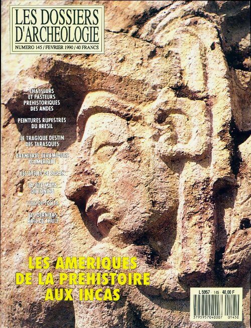 Livrenpoche : Les dossiers d'archéologie n°145 : Les amériques de la préhistoire aux incas - Collectif - Livre
