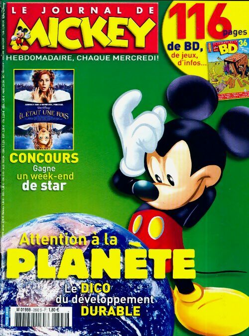 Livrenpoche : Le journal de Mickey n°2892 : Attention à la planète - Collectif - Livre