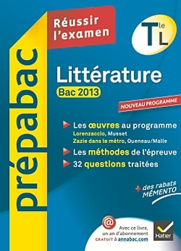 Livrenpoche : Littérature Terminale L 2013 - Brigitte Wagneur Gavalda - Livre